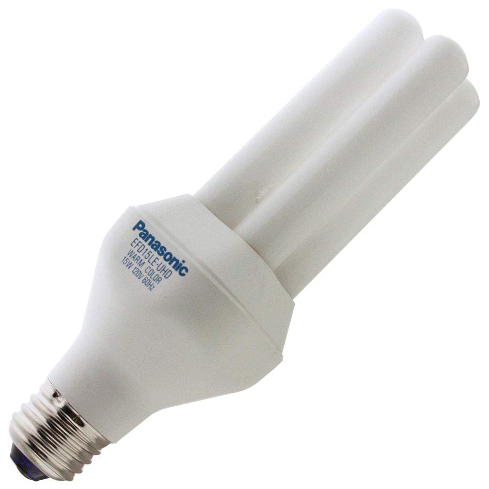 Panasonic EFD 15LE-UHD, 15 Watt, 2800K Warm Color Light, Medium